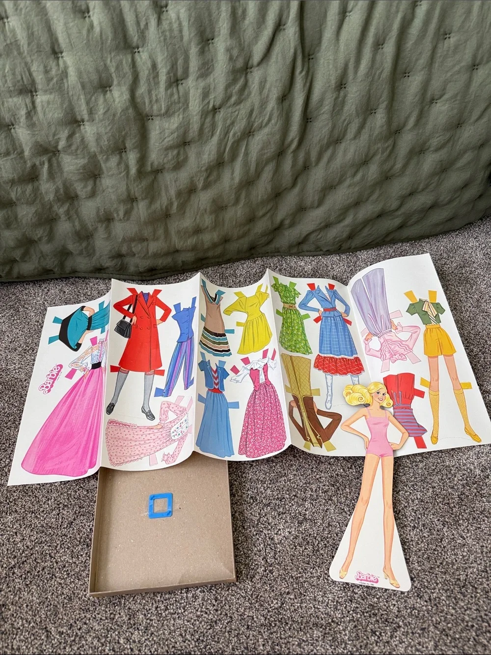 Barbie Paper Doll - Pink Dress (Barbie) Vintage 1983 Never used